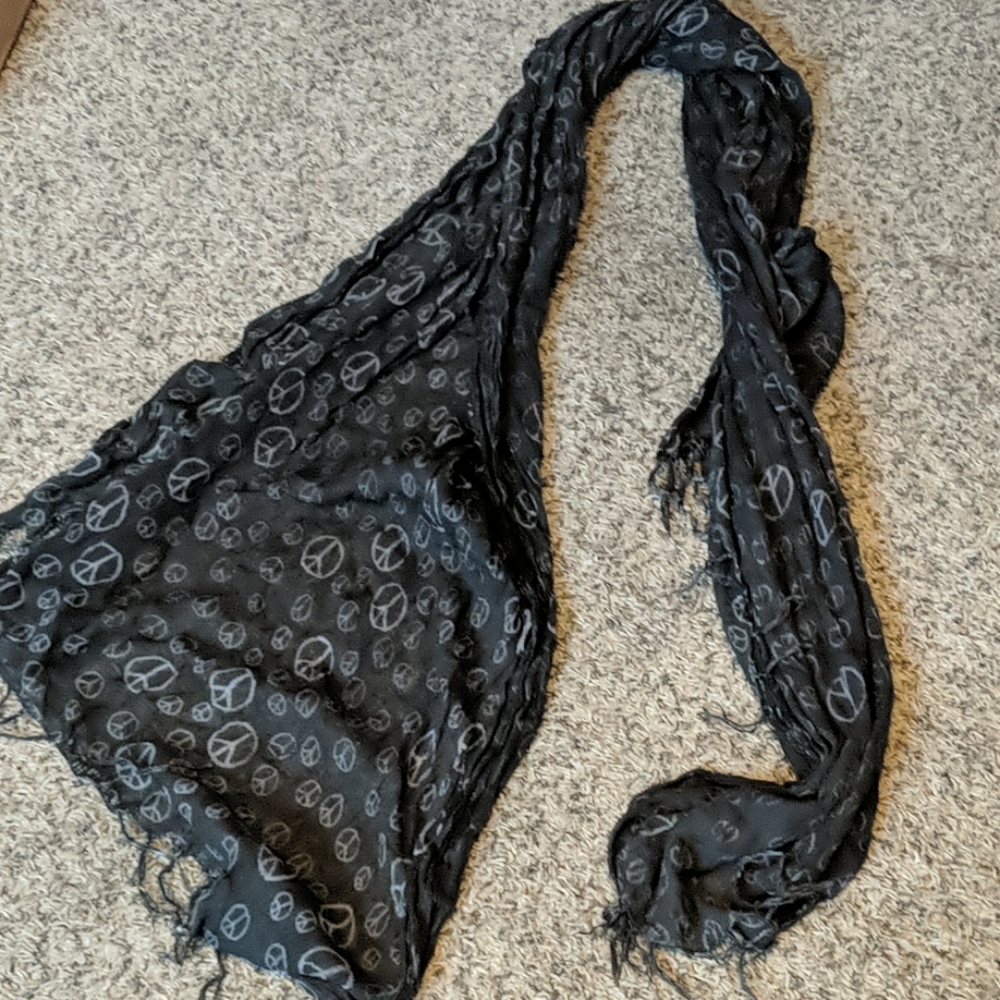 Peace Sign Scarf
